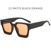 Nouvel Arrivage Direct Usine – Lunettes de Soleil Carrées à Grande Monture Anti-UV Unisexe – Style Européen et Américain pour l'Export