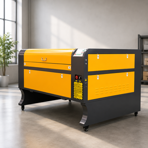 Machine de découpe et gravure laser CO2 9060 60W, découpeuse laser CNC, contrôle Ruida, double tête, refroidissement par eau, pour pierre et caoutchouc - Product Image 2