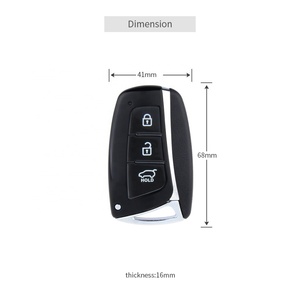 EASYGUARD EC002-HY-NS Bouton de démarrage intelligent, clé intelligente PKE, démarrage à distance sans clé, clavier tactile à mot de passe, avertissement de choc - Product Image 4
