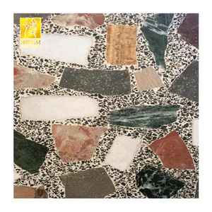 Big Stone Chips 60x60cm Italy Terrazzo Flooring Tiles