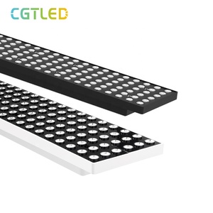 Lámpara colgante montada en superficie suspendida Low <span class=keywords><strong>UGR</strong></span> 3-CCT Seleccionable 120lm/W 36W 42W Led Luz de techo lineal - Product Image 1