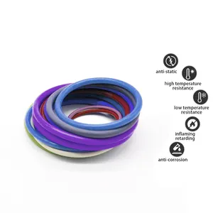 O-ring de borracha de silicone para água, vedação personalizada de borracha de silicone para resistência ao ozônio, NBR, água