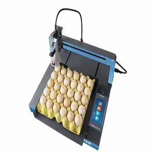 2023 nuevo huevo térmico Industrial automático en línea 12,7mm un cabezal de impresión impresoras de fecha de caducidad de inyección de tinta compatibles con idiomas globales