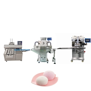 Machine à encruster automatique multifonctionnelle HANJUE HJ-860X pour mochi, crème glacée, chocolat, farine – Capacité <span class=keywords><strong>70</strong></span>-100 pièces/min par plateau - Product Image 1