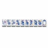 Jeu de Mahjong Américain Vert Pliable de Luxe Moderne en Acrylique à 3 Couches avec Joker Unique pour les Réunions entre Amis