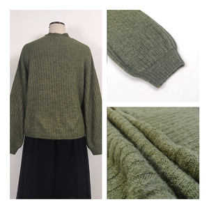 Ensemble de tricots décontractés personnalisés pour femmes Cardigan à l'avant à la mode Wanita Ropa De Mujer Roupas Femininas Da <span class=keywords><strong>Moda</strong></span> <span class=keywords><strong>Pull</strong></span> tricoté - Product Image 2
