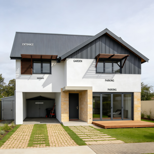 Services de conception d'architecture de maisons modernes sud-africaines, plans de <span class=keywords><strong>maison</strong></span> à 3 chambres avec garage et plans de villas de luxe - Product Image 1