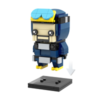 MOOXI Bricks MOC7678 177 pièces Jeu de construction Diver Dave DIY Cadeau à assembler Ensembles de blocs de construction éducatifs Jouets pour enfants