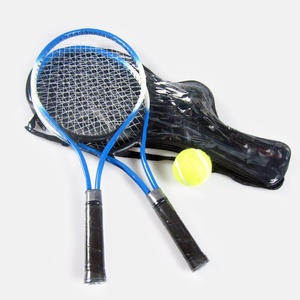Raquettes de <span class=keywords><strong>tennis</strong></span> pour enfants, larges et renforcées, en alliage de fer et nylon, fabriquées en série par Newchance Original Factory Supplies, lot de 2 balles. - Product Image 1