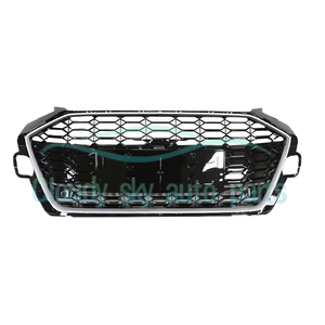 Parrilla Delantera para Auto <span class=keywords><strong>A4</strong></span> S4 2020-2024, Estilo RS4, Color Negro Brillante, Diseño de Panal de Abeja, para <span class=keywords><strong>A4</strong></span> S4 B9.5 2021 2022 <span class=keywords><strong>2023</strong></span> - Product Image 6