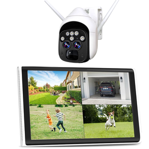 Caméra de sécurité solaire <span class=keywords><strong>WiFi</strong></span> Nie avec projecteur, sirène intégrée, audio bidirectionnel, stockage cloud et vision nocturne couleur - Product Image 2