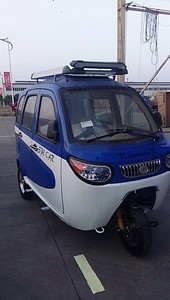 Triciclo con cabina de tres ruedas nuevo cerrado de China 2018 Triciclo de pasajeros tipo <span class=keywords><strong>gasolina</strong></span> - Product Image 2
