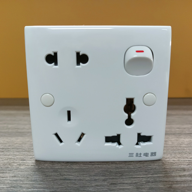 A3 6 Pin Multip Socket Bangladesh Small Button Switch Socket