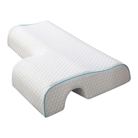 Oreiller en mousse à mémoire de forme ergonomique Oreiller en gel à mémoire de forme pour lit anti-pression Oreillers de lit pour couple à bras cubique