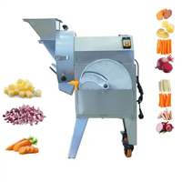 Machine de découpe de légumes et de fruits manioc pomme de terre carotte tomate mangue pomme dés Dicer noix de coco