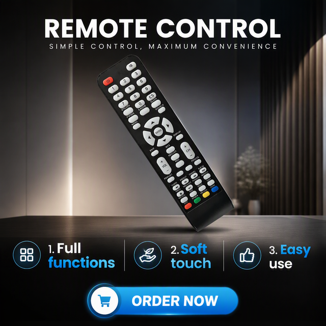 53 Keys TV Remote Control Universal Wireless Remote Controller for Smart TV OEM ODM Customized