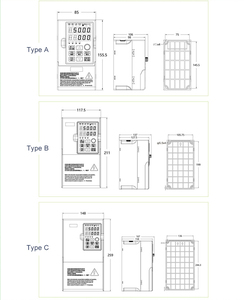 ไดรฟ์ปรับความถี่ (VFD) สำหรับปั๊มน้ำ คอมเพรสเซอร์ มอเตอร์ ตัวแปลงความถี่ 220V - Product Image 5