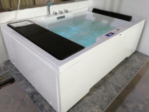 Design élégant de luxe baignoire à remous <span class=keywords><strong>en</strong></span> acrylique yacuzzi bains à remous de massage pour 2 personnes baignoire autoportante buse de surf <span class=keywords><strong>toefl</strong></span> po - Product Image 4