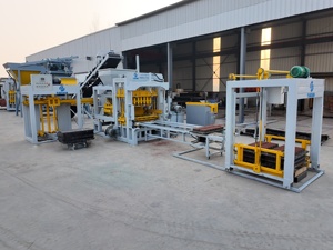 Machine à fabriquer des briques en béton à partir de cendres volantes QT4-15, machine à fabriquer des briques entièrement automatique, ligne de production de blocs - Product Image 5