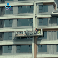 Plateforme suspendue électrique ZLP630, gondole de 630 kg, berceau suspendu pour le nettoyage des façades en hauteur, la maintenance des bâtiments