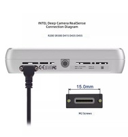 Adaptateur USB-A vers Type-C 3.0 à angle droit de 90 degrés avec mécanisme de verrouillage des données, en cuivre sans oxygène, pour caméras industrielles et applications VR