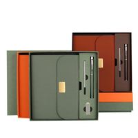 Cuaderno de piel sintética personalizado con bolígrafo, tamaño A5/B6, con cierre elástico, para regalos de papelería al por mayor.