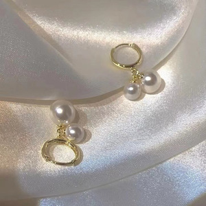 WENCHI Argent 925 DIY Accessoire de mode pour boucles d'oreilles, crochet d'oreille avec perle ronde de 6-8mm et support de perle vide, Modèle 11354 Chine - Product Image 2
