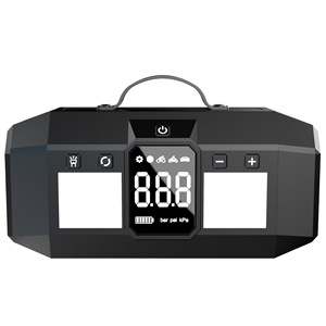 Compresseur d'air multifonction 150 PSI 12V avec booster de batterie au lithium 3500A et démarreur de secours pour voiture, moniteur de pression des pneus ABS - Product Image 1