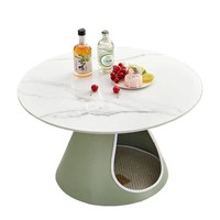 Table basse en métal Rock Board, mobilier de salon, design minimaliste moderne, rangement, organisation, luxe léger, petit appartement