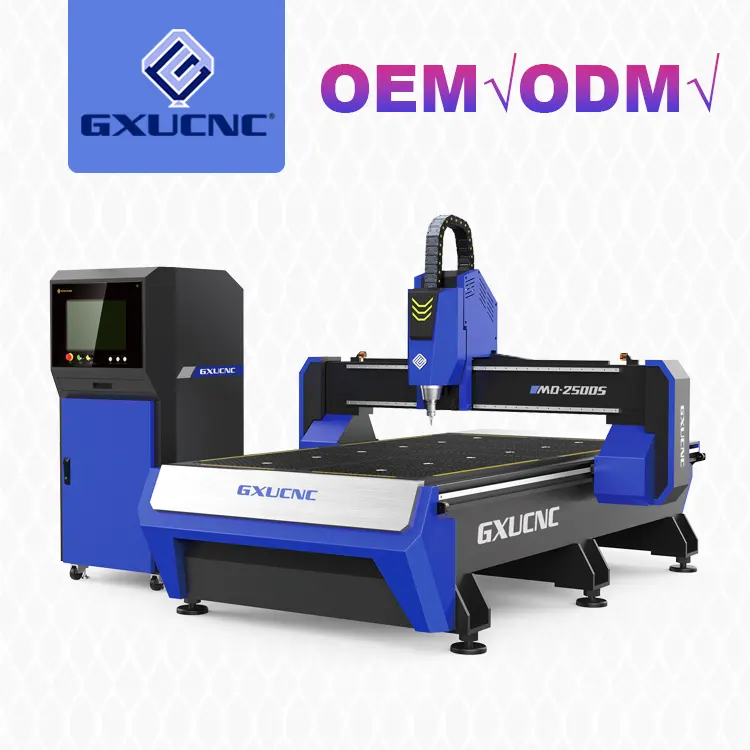 GXU Metal kesme gravür 4 eksen Cnc Router oyma ve freze makinesi