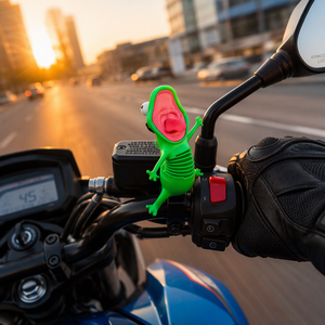 Lagarto da moto 10 cm, divertente e pazzo, lagarto a molla che si muove durante <span class=keywords><strong>la</strong></span> guida, ornamento stampato in 3D, lagarto divertente antistress. - Product Image 3