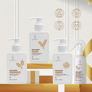 Qquaker Private Label набор шампуней для рисовой воды с кондиционером, без парабена для мытья тела для волос Антибактериальный метод - Product Image 6