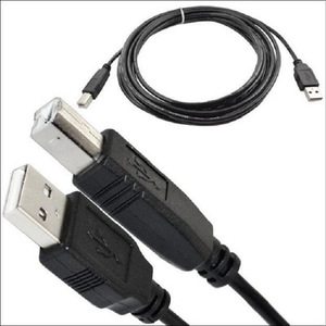 <b>Usb</b> Cable 3m Black Standard <b>2.0</b> Printer Data Line Pure Copper Shielded With Ferrite Core - Product Image 1
