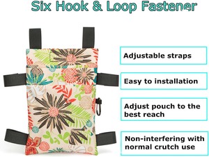 Free Sample Cane Furniture <b>Crutches</b> Wheels Zipper Portable Bag Pouch Lightweight Underarm Walking Foot <b>Pads</b> Polyester for Men - Product Image 5