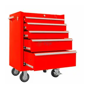 Cheap high quality small metal trolley tool box tool trolley with tools