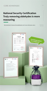 Boule <span class=keywords><strong>de</strong></span> purification rapide à la nanotechnologie noire et violette pour éliminer le formaldéhyde, permanganate <span class=keywords><strong>de</strong></span> <span class=keywords><strong>potassium</strong></span>, <span class=keywords><strong>oxyde</strong></span> d'aluminium pour la maison - Product Image 4
