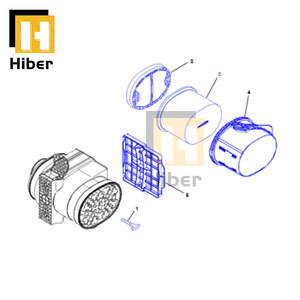 空气滤清器 252-5001 2525001 适用于卡特彼勒挖掘机 M315D2 M318D M320 - Product Image 6