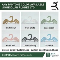 Cintre en papier écologique pour lingerie, soutien-gorge, culotte, maillot de bain, présentoir simple en carton kraft antidérapant avec extrémité dentelée pour la vente en gros GRS