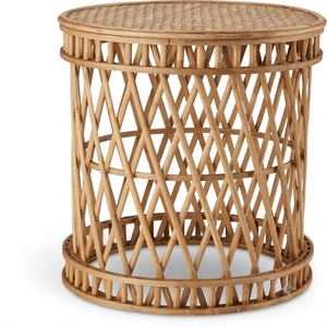 Tabouret minimaliste en bambou, fabriqué à 100 % à partir de bambou naturel, avec un design écologique et des lignes épurées et simples. - Product Image 1