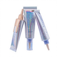 Fond de Teint Liquide Longue Tenue PAGE VINE pour le Maquillage Transfrontalier, Contrôle du Sébum, Correcteur, Base Hydratante, Anti-Écaillage, Anti-Compactation