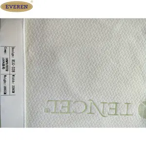 Colchão de malha em tecido de poliéster Everen, capa de tecido em tecido Queen size, colchão superior Euro