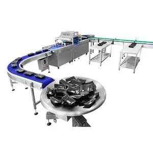 High Speed Food Tray Sealing Automatic Fast Food Tray Sealing Packing Machine Production Line For Plastic Containers