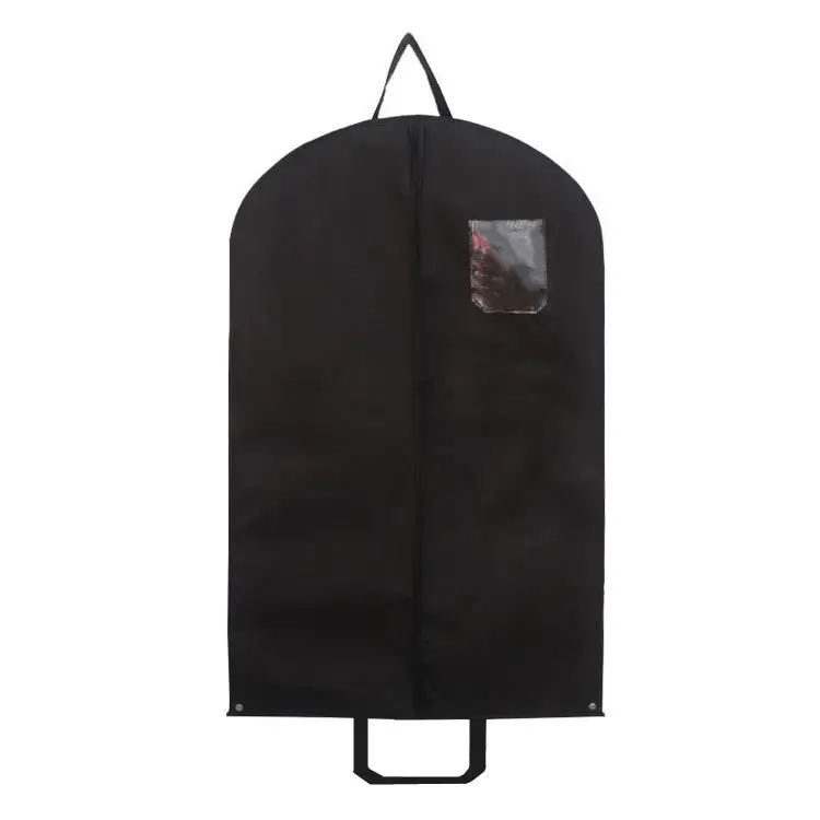 حقيبة رجالي صديقة للبيئة رخيصة من المُصنع بشعار مخصص غير محبوك تغطي ثوب البدلة والمعطف قابلة للطي