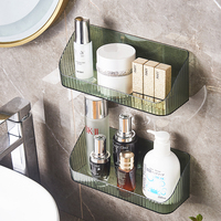 Étagère de rangement rectangulaire transparente en PET pour cosmétiques, accessoires de bureau et salle de bain, capacité 3,6 L, modèle 2025