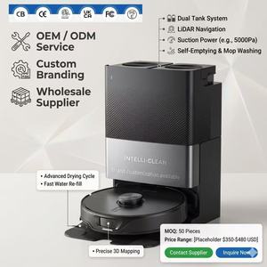 <span class=keywords><strong>Robot</strong></span> <span class=keywords><strong>aspirateur</strong></span> autonettoyant certifié CE/CB/ETL, balayeuse robotisée haut de gamme personnalisée pour distributeurs mondiaux - Product Image 2