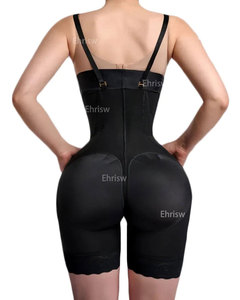 Mujeres cuerpo reloj de arena <span class=keywords><strong>Fajas</strong></span> Colombianas compresión Shapewear adelgazamiento vaina cuerpo completo doble <span class=keywords><strong>post</strong></span> cirugía encaje levantador de glúteos - Product Image 3