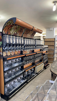 Étagères de stockage alimentaire OEM, présentoirs à bonbons, étagères de supermarché, présentoirs à bonbons pour la vente en gros de solutions de stockage alimentaire