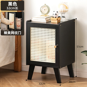 Mesa de Noche de Bambú para Dormitorio, Gabinete de Almacenamiento Tipo Cajón con Desmontaje Multifuncional para Almacenamiento de Aperitivos en Sala de Estar - Product Image 5