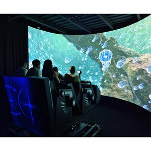 Cinéma sur rail dynamique 5D 7D 9D, expérience immersive de réalité virtuelle avec plateforme de mouvement pour 15 à 20 passagers, jeu de réalité virtuelle - Product Image 5