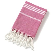 Turkish Striped Bath Towel Oversized Beach Towel With Tassels Super Absorbent Soft and Easy Care Suitable for Travel